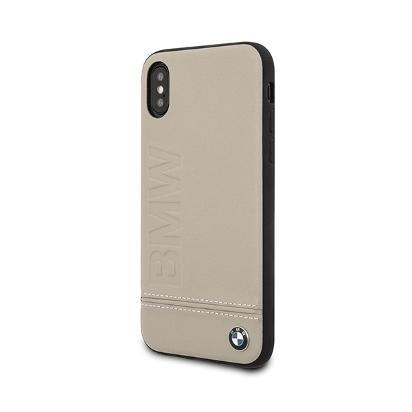 قاب آیفون X/XS سی‌جی موبایل مدل BMW Leather CG Mobile BMW Leather Beige iPhone X/XS Case