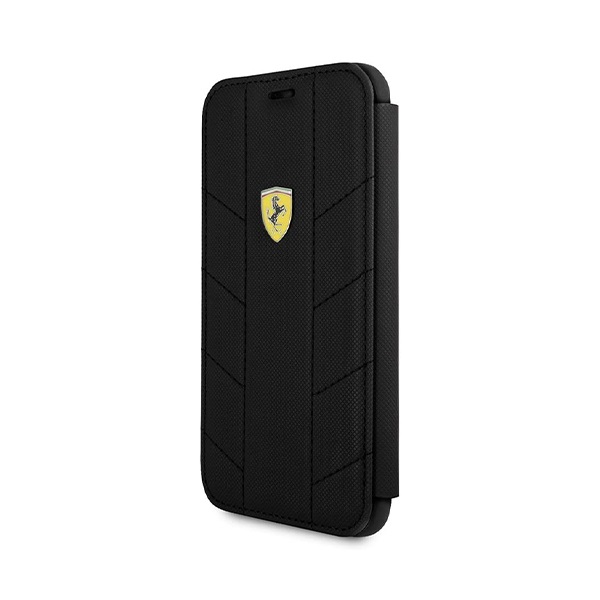 قاب آیفون X/XS سی‌جی موبایل مدل Ferrari Tire Leather CG Mobile Ferrari Tire Leather Black iPhone X/XS Case