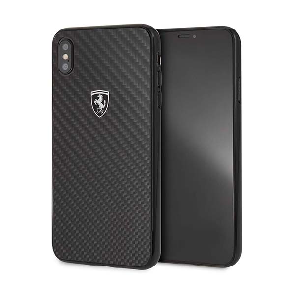 خرید آنلاین قاب سی جی موبایل Ferrari Carbon Fiber برای iPhone Xs Max