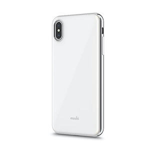 قاب آیفون XS Max موشی مدل iGlaze Slim Hardshell Moshi iGlaze Slim Hardshell Pearl White iPhone Xs Max Case