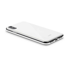 قاب آیفون XS Max موشی مدل iGlaze Slim Hardshell Moshi iGlaze Slim Hardshell Pearl White iPhone Xs Max Case