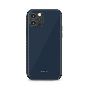 قاب آیفون 12/12Pro موشی مدل iGlaze Slim Hardshell Moshi iGlaze Slim Hardshell Slate Blue iPhone 12/12 Pro Case