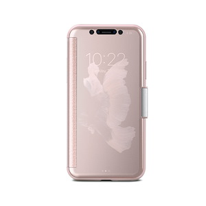 قاب آیفون X/XS موشی مدل SenseCover Touch-sensitive Portfolio Moshi StealthCover Touch-sensitive Portfolio Champagne Pink iPhone X/XS Case