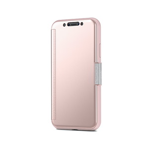 قاب آیفون X/XS موشی مدل SenseCover Touch-sensitive Portfolio Moshi StealthCover Touch-sensitive Portfolio Champagne Pink iPhone X/XS Case