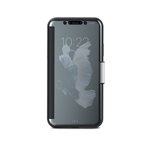 قاب آیفون X/XS موشی مدل SenseCover Touch-sensitive Portfolio Moshi StealthCover Touch-sensitive Portfolio Gunmetal Gray iPhone X/XS Case