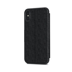 قاب آیفون X/XS موشی مدل SenseCover Touch-sensitive Portfolio Moshi SenseCover Touch-sensitive Portfolio Metro Black iPhone X/XS Case