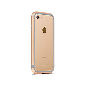 قاب آیفون 7/8/SE موشی مدل Luxe Metal Bumper Moshi Luxe Metal Bumper Satin Gold iPhone 7/8/SE Case