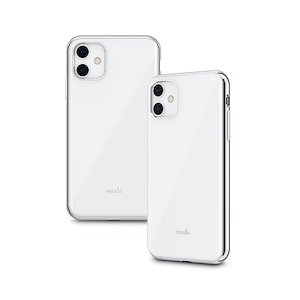 قاب آیفون 11 موشی مدل iGlaze Slim Hardshell Moshi iGlaze Slim Hardshell Pearl White iPhone 11 Case