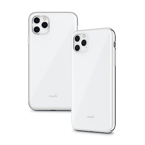 قاب آیفون 11Pro Max موشی مدل iGlaze Slim Hardshell Moshi iGlaze Slim Hardshell Pearl White iPhone 11 Pro Max Case