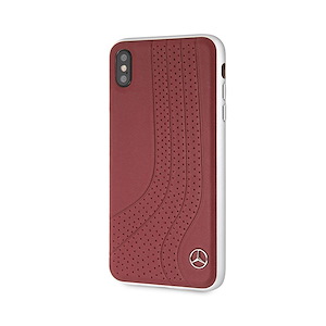 قاب آیفون X/XS سی‌جی موبایل مدل Mercedes-Benz Leather CG Mobile Mercedes-Benz Leather Walnut Brown iPhone X/XS Case