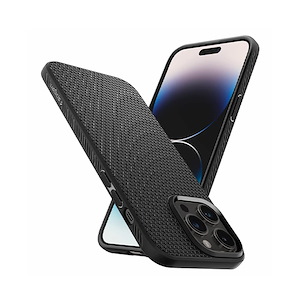 قاب آیفون 14Pro اسپیگن مدل Liquid Air Spigen Liquid Air Matte Black iPhone 14 Pro Case