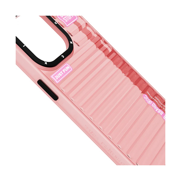 قاب آیفون 13/14/15 یانگکیت مدل Fluorite Luggage-Inspired Glossy YOUNGKIT Fluorite Luggage-Inspired Glossy Pink iPhone 13/14/15 Case