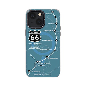 قاب آیفون 13 یانگکیت مدل RoadRV Slim Thin Matte YOUNGKIT RoadRV Slim Thin Matte Route 66 iPhone 13 Case