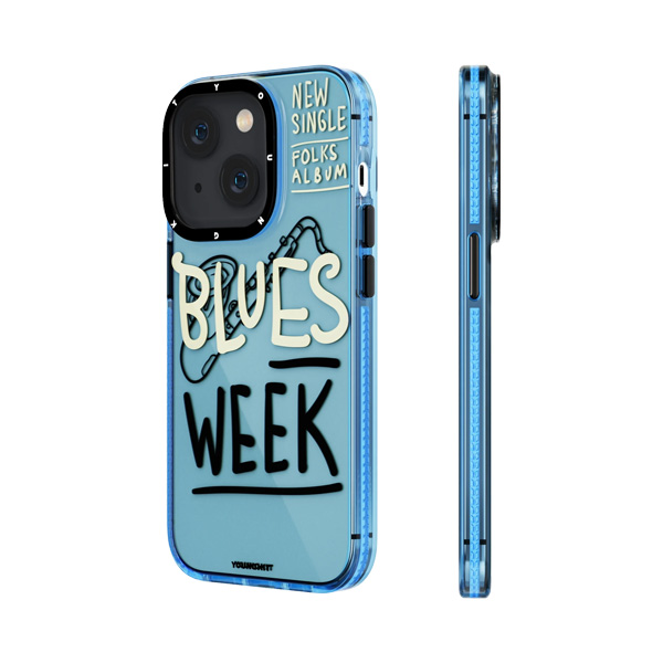 قاب آیفون 13/14 یانگکیت مدل Jazz Lovers YOUNGKIT Jazz Lovers Blue iPhone 13/14 Case