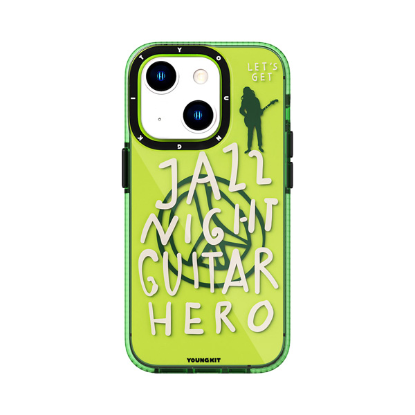 قاب آیفون 13/14 یانگکیت مدل Jazz Lovers YOUNGKIT Jazz Lovers Green iPhone 13/14 Case