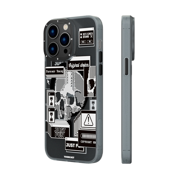 قاب آیفون 13Pro Max یانگکیت مدل AI-Inspired Source Code YOUNGKIT AI-Inspired Source Code Black iPhone 13 Pro Max Case