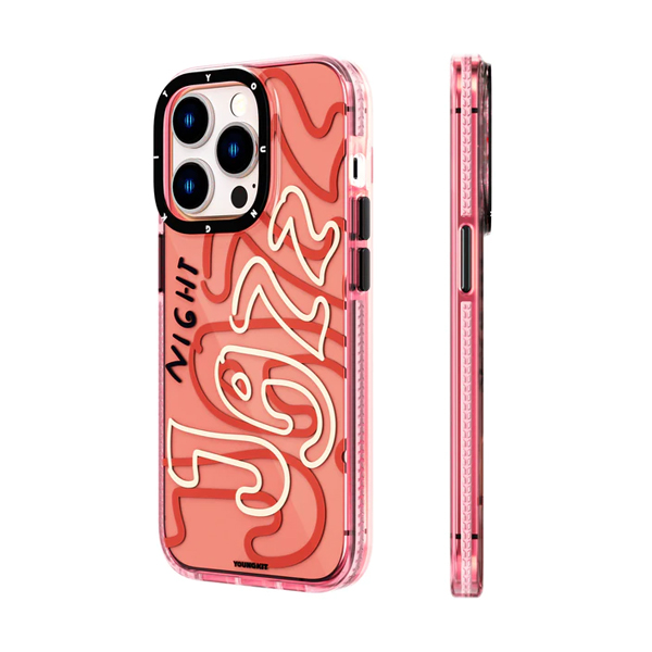 قاب آیفون 14Pro Max یانگکیت مدل Jazz Lovers YOUNGKIT Jazz Lovers Pink iPhone 14 Pro Max Case