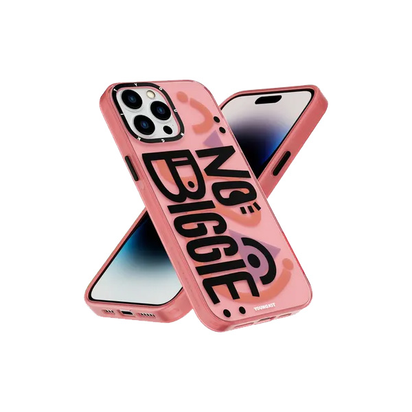 قاب آیفون 15Pro Max یانگکیت مدل Keeping Happy Mood Glossy YOUNGKIT Keeping Happy Mood Glossy Pink iPhone 15 Pro Max Case