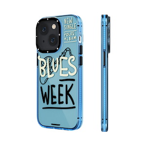 قاب آیفون 13/14 یانگکیت مدل Jazz Lovers YOUNGKIT Jazz Lovers Blue iPhone 13/14 Case