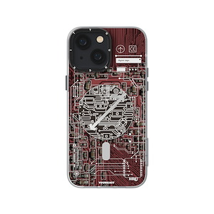 قاب آیفون 13/14/15 یانگکیت مدل Futuristic Circuit Board YOUNGKIT Futuristic Circuit Board Red iPhone 13/14/15 Case