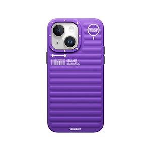 قاب آیفون 13/14/15 یانگکیت مدل True Color Luggage-Inspired YOUNGKIT True Color Luggage-Inspired Purple iPhone 13/14/15 Case