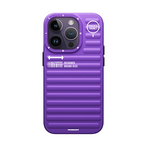 قاب آیفون 14Pro Max یانگکیت مدل True Color Luggage-Inspired YOUNGKIT True Color Luggage-Inspired Purple Phone 14 Pro Max Case