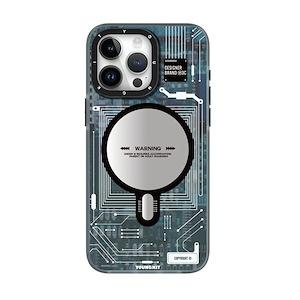 قاب آیفون 13Pro Max یانگکیت مدل Futuristic Circuit Board YOUNGKIT Futuristic Circuit Board Blue iPhone 13 Pro Max Case