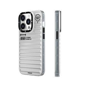 قاب آیفون 14Pro یانگکیت مدل True Color Luggage-Inspired YOUNGKIT True Color Luggage-Inspired Pearl Silver iPhone 14 Pro Case