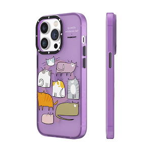 قاب آیفون 15Pro Max یانگکیت مدل Elizabeth Anderson Art Cat Sea YOUNGKIT Elizabeth Anderson Art Cat Sea Carnival iPhone 15 Pro Max Case