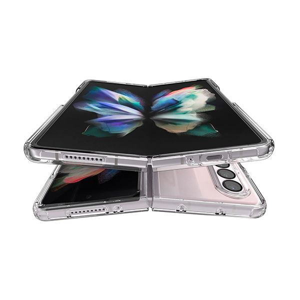 قاب گلکسی Z Fold3 5G اسپیگن مدل Crystal Hybrid Spigen Crystal Hybrid Crystal Clear Galaxy Z Fold3 5G Case