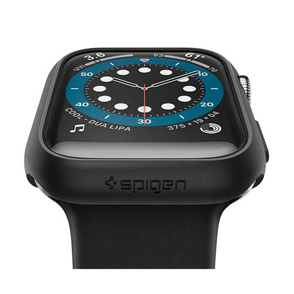 قاب اپل‌واچ 40mm اسپیگن مدل Thin Fit Spigen Thin Fit Black Apple Watch 40mm Case