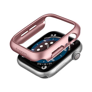 قاب اپل‌واچ 40mm اسپیگن مدل Thin Fit Spigen Thin Fit Rose Gold Apple Watch 40mm Case