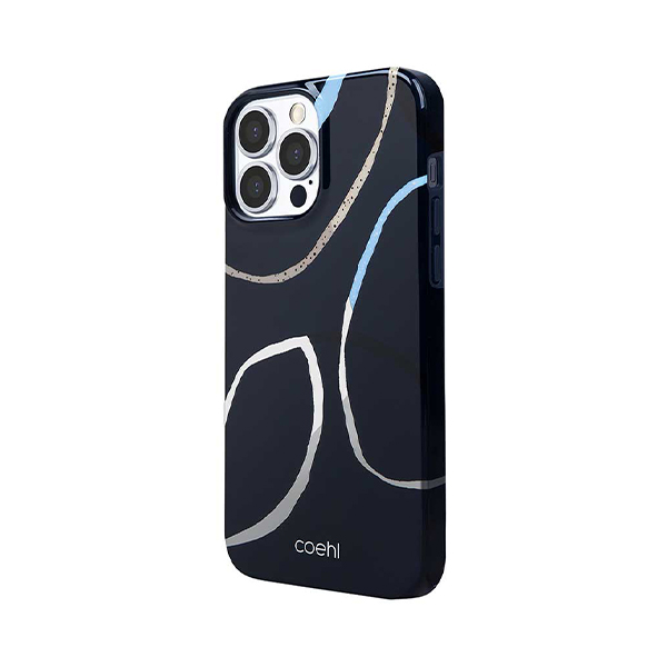 قاب آیفون 13Pro Max یونیک مدل Coehl Valley Uniq Coehl Valley Deep Navy iPhone 13 Pro Max Case