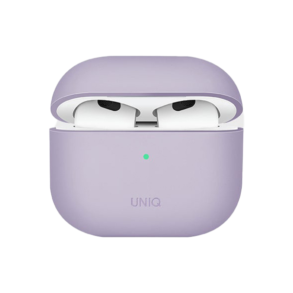 قاب ایرپاد 3 یونیک مدل Lino Uniq Lino Silicon Lavender AirPods 3 Case