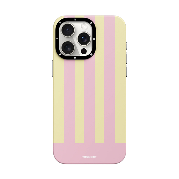 قاب آیفون 15Pro Max یانگکیت مدل Colorful Striped Piano Keys YOUNGKIT Colorful Striped Piano Keys Pink iPhone 15 Pro Max Case