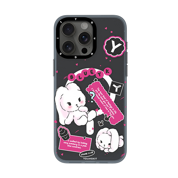 قاب آیفون 15Pro Max یانگکیت مدل Time Bunny Fun YOUNGKIT Time Bunny Fun Fun iPhone 15 Pro Max Case