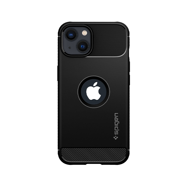 قاب آیفون 13 اسپیگن مدل Rugged Armor Spigen Rugged Armor Matte Black iPhone 13 Case