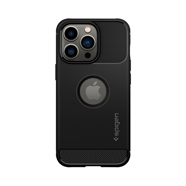 قاب آیفون 13Pro اسپیگن مدل Rugged Armor Spigen Rugged Armor Matte Black iPhone 13 Pro Case