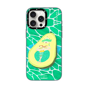 قاب آیفون 15Pro Max یانگکیت مدل Aki Ishibashi Summer Popsicle YOUNGKIT Aki Ishibashi Summer Popsicle Avocado iPhone 15 Pro Max Case