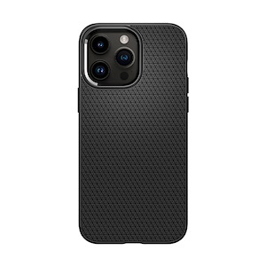 قاب آیفون 14Pro Max اسپیگن مدل Liquid Air Spigen Liquid Air Matte Black iPhone 14 Pro Max Case