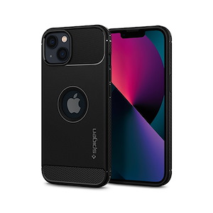 قاب آیفون 13 اسپیگن مدل Rugged Armor Spigen Rugged Armor Matte Black iPhone 13 Case