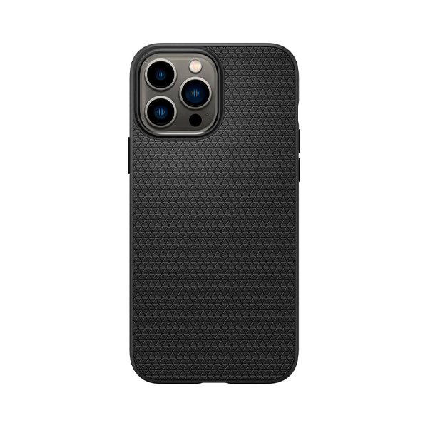 قاب آیفون 13Pro Max اسپیگن مدل Liquid Air Spigen Liquid Air Matte Black iPhone 13 Pro Max Case