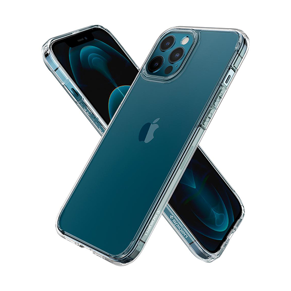 قاب آیفون 12Pro Max اسپیگن مدل Ultra Hybrid Spigen Ultra Hybrid Crystal Clear iPhone 12 Pro Max Case