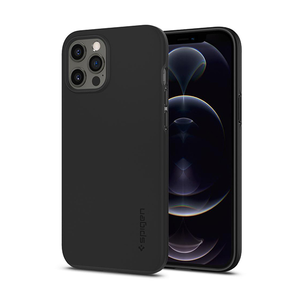 قاب آیفون 12Pro Max اسپیگن مدل Thin Fit Spigen Thin Fit Black iPhone 12 Pro Max Case