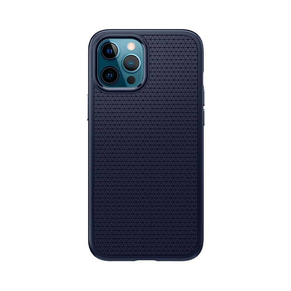 قاب آیفون 12/12Pro اسپیگن مدل Liquid Air Spigen Liquid Air Navy Blue iPhone 12/12 Pro Case