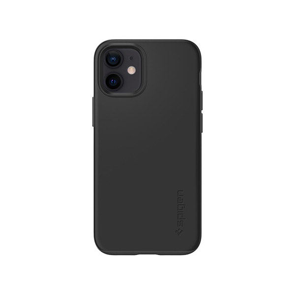 قاب آیفون 12mini اسپیگن مدل Thin Fit Spigen Thin Fit Black iPhone 12 mini Case