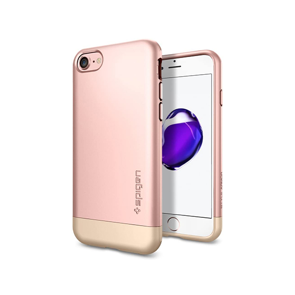 قاب آیفون 7/8/SE اسپیگن مدل Style Armor Spigen Style Armor Rose Gold iPhone 7/8/SE Case