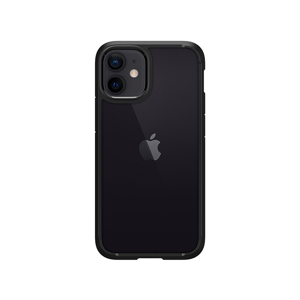 قاب آیفون 12mini اسپیگن مدل Crystal Hybrid Spigen Crystal Hybrid Matte Black iPhone 12 mini Case