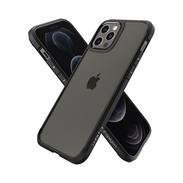 قاب آیفون 12/12Pro اسپیگن مدل Ultra Hybrid Spigen Ultra Hybrid Matte Black iPhone 12/12 Pro Case