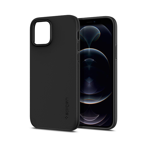 قاب آیفون 12/12Pro اسپیگن مدل Thin Fit Spigen Thin Fit Black iPhone 12/12 Pro Case